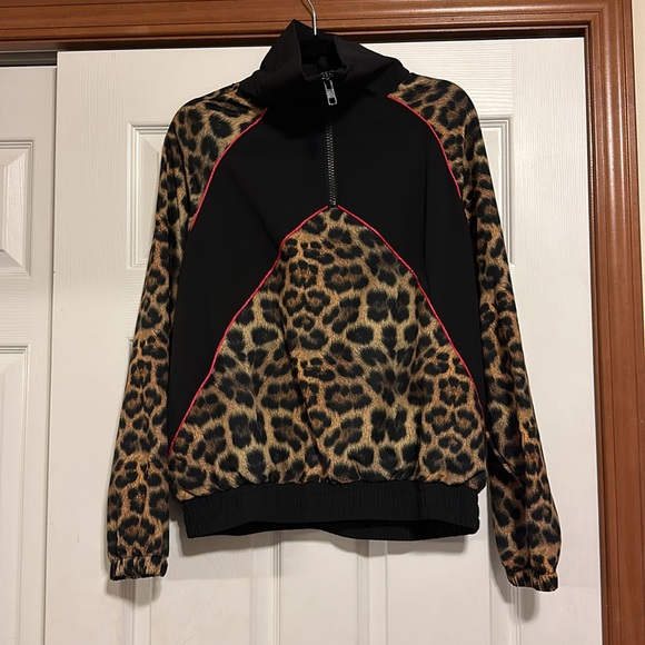 TEREZ Animal Print 1/4 Zip - Picture 3 of 10